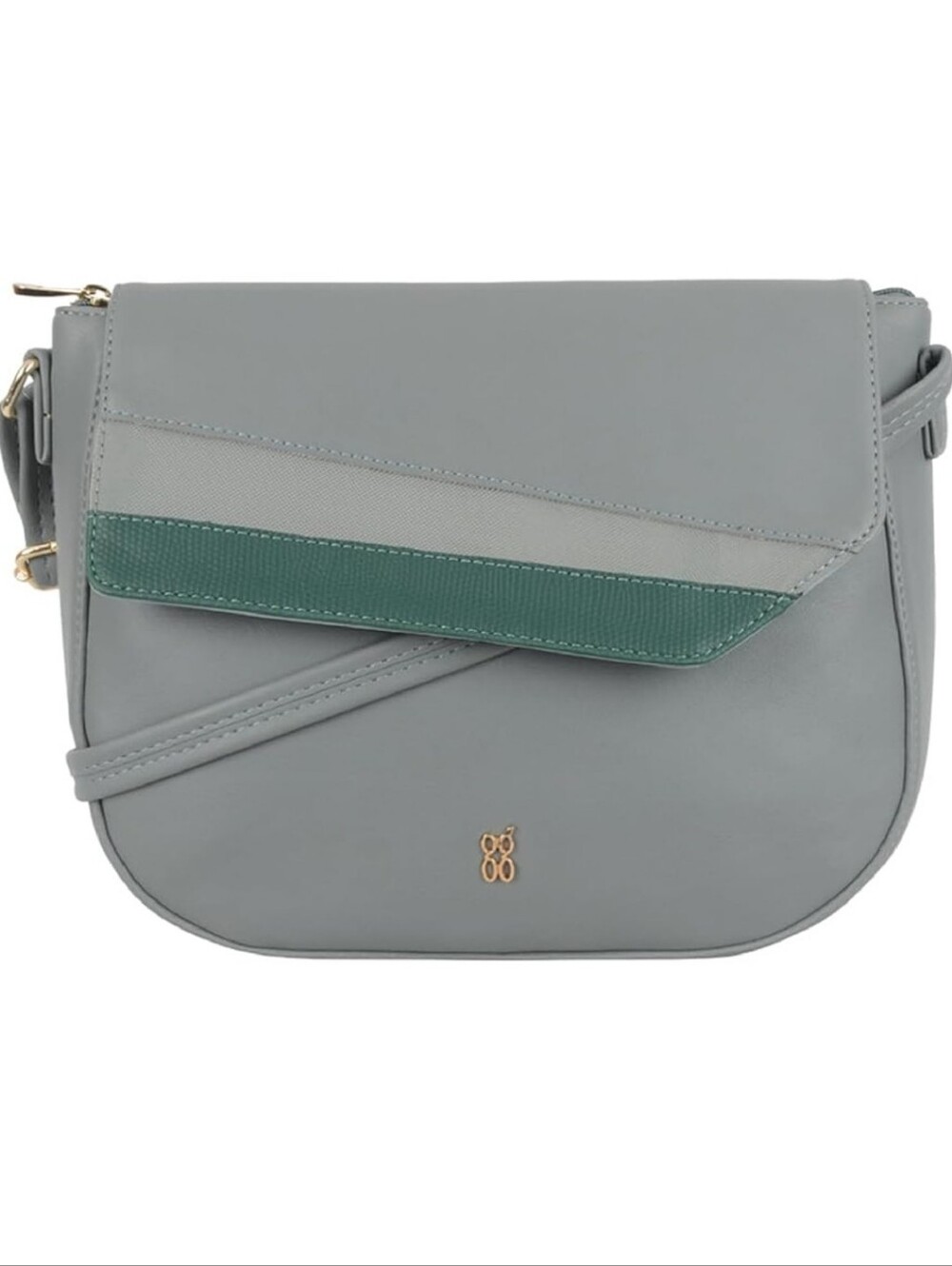 Baggit Ashlyn Ice Blue Crossbody Handbag | Women’s Casual Sling Bag with Zipper